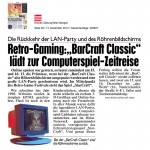 Kronen Zeitung 13.12.2012 - BarCraft Classic Ankündigung